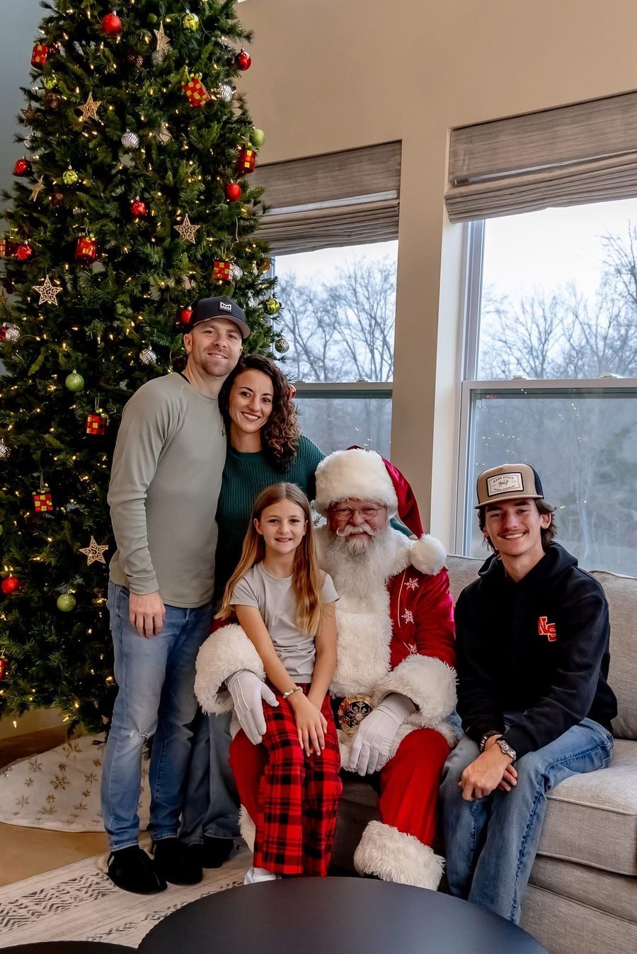 Joe, Elizabeth and family